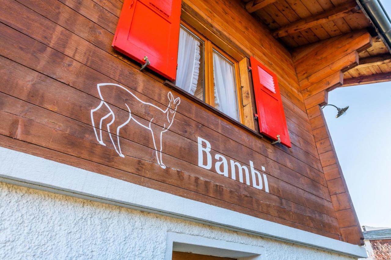 Chalet Bambi "Marchenhaft" Apartment Grachen Ngoại thất bức ảnh
